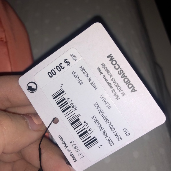 adidas orange mini backpack - Picture 4 of 5